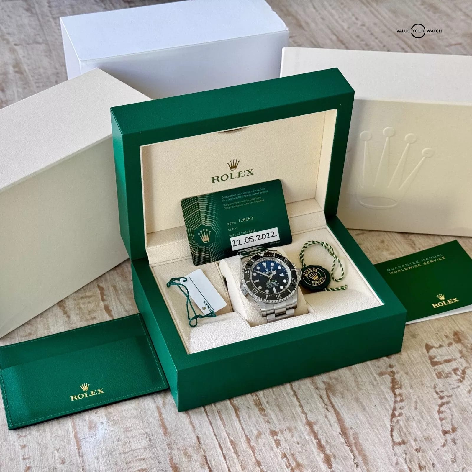 2022 Rolex James Cameron DeepSea Sea-Dweller- 126660 - Full Set Under Warranty - Image 5