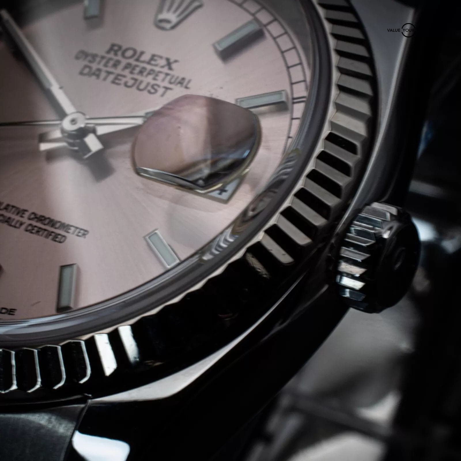 Rolex Datejust 36mm Pink Dial, Stainless Steel & White Gold Bezel, Ref. 116234 - Image 7