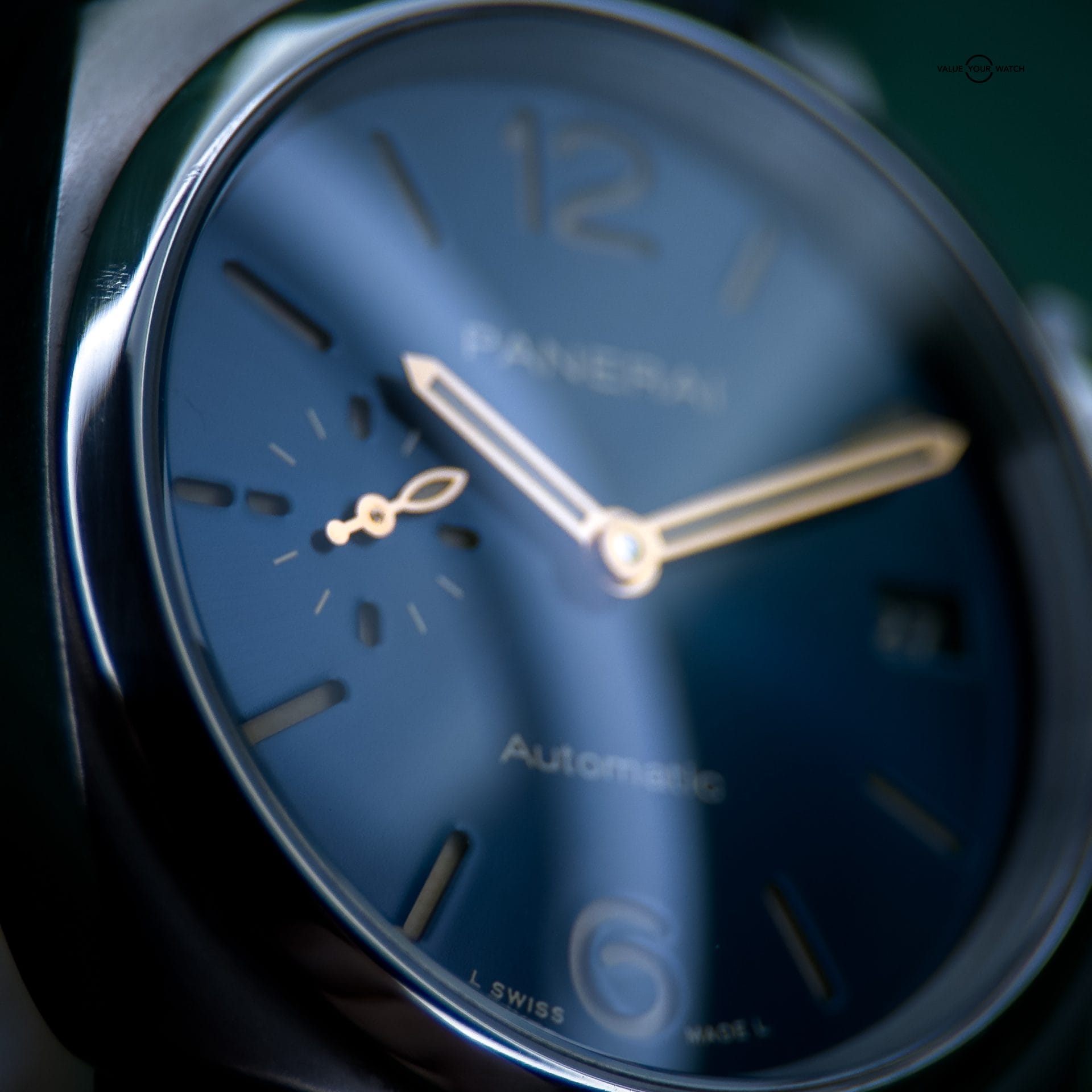 Panerai Luminor Due 38mm Titanium Automatic PAM00926 Blue Sunburst Dial 3 Day - Image 9