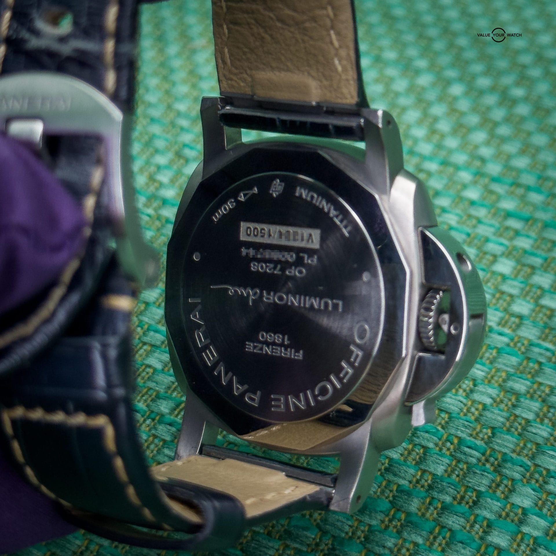 Panerai Luminor Due 38mm Titanium Automatic PAM00926 Blue Sunburst Dial 3 Day - Image 13