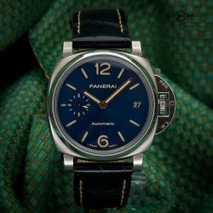 Panerai Luminor Due 38mm Titanium Automatic PAM00926 Blue Sunburst Dial 3 Day