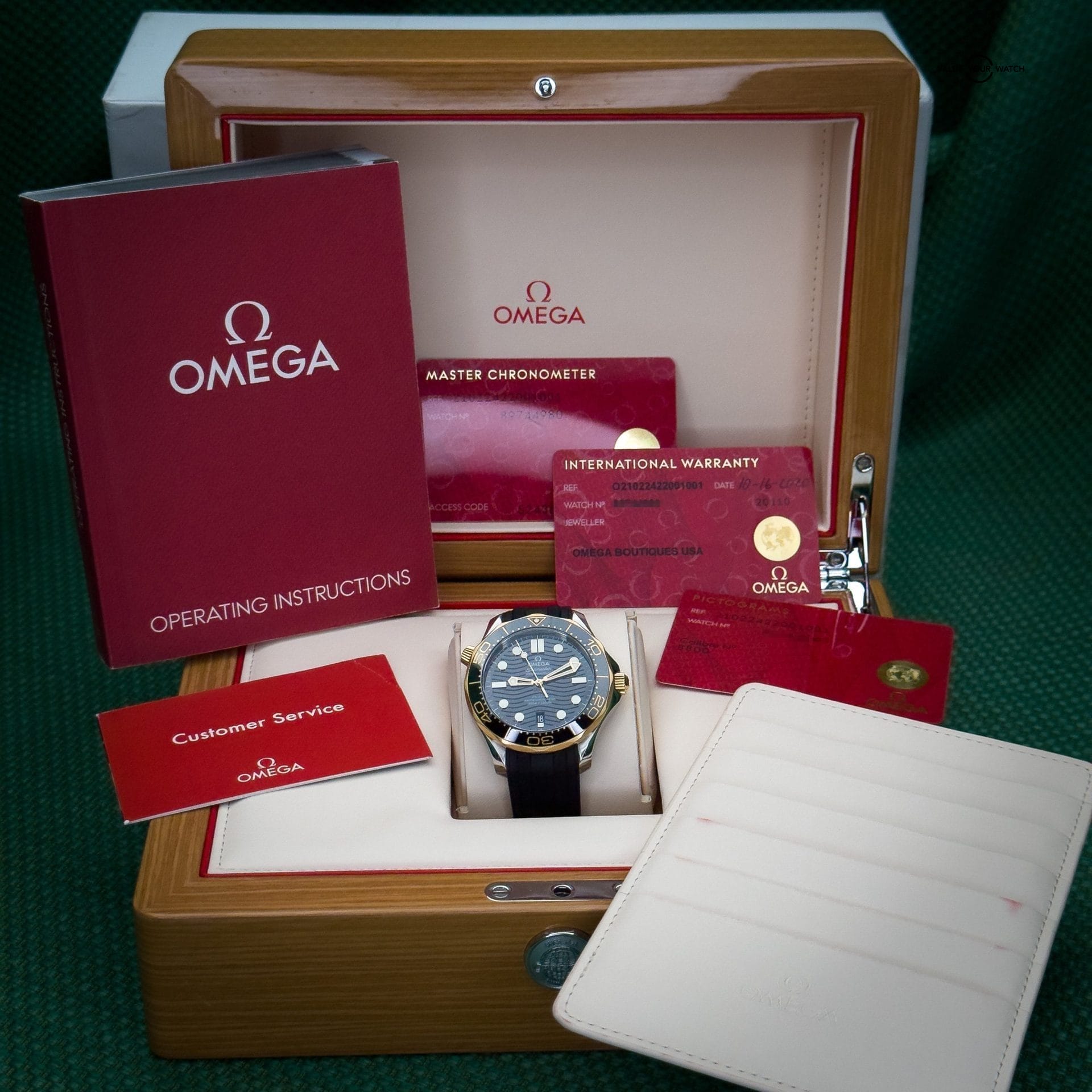 OMEGA Seamaster Diver 300M 42mm Black Ceramic Dial Stainless 18k Yellow Gold - Image 26