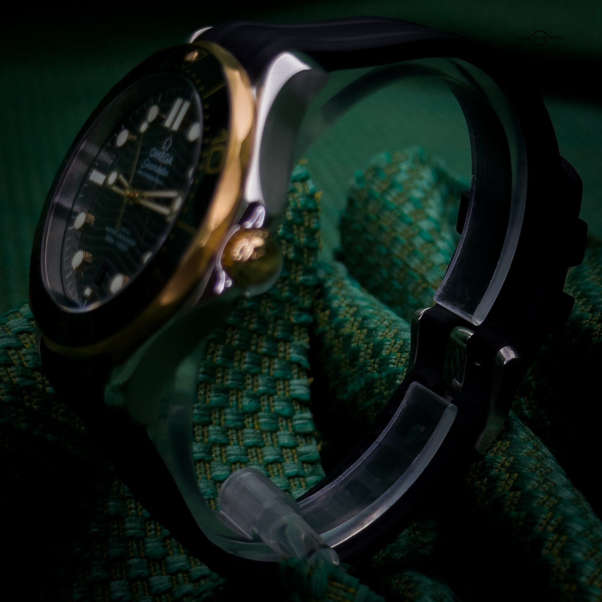 OMEGA Seamaster Diver 300M 42mm Black Ceramic Dial Stainless 18k Yellow Gold - Image 20