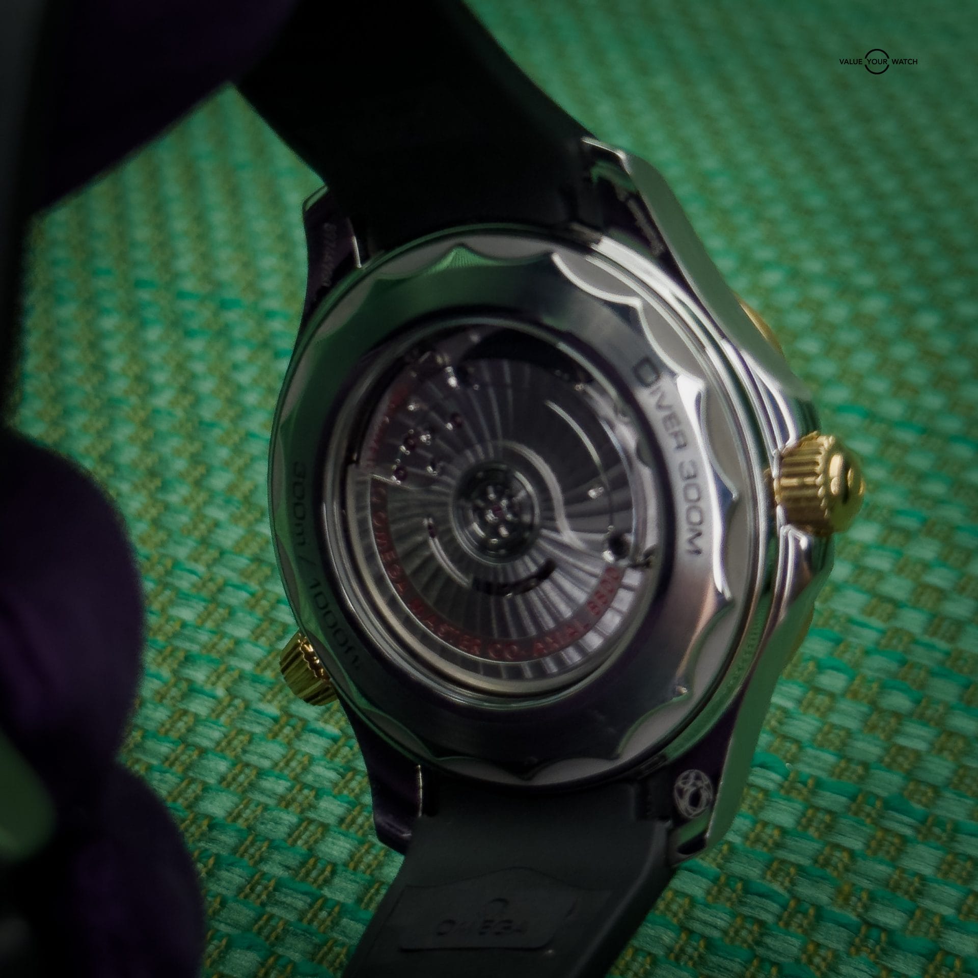 OMEGA Seamaster Diver 300M 42mm Black Ceramic Dial Stainless 18k Yellow Gold - Image 18