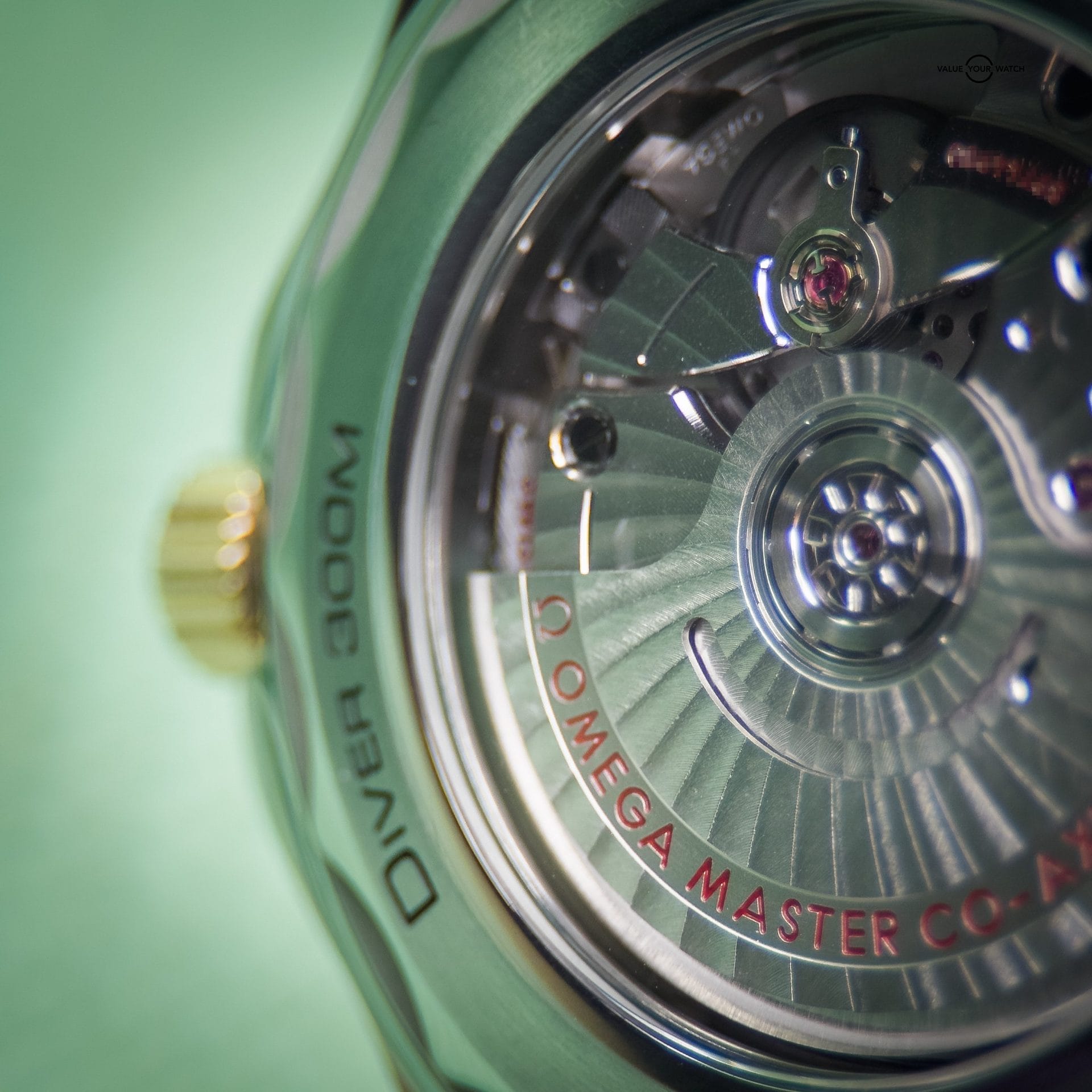 OMEGA Seamaster Diver 300M 42mm Black Ceramic Dial Stainless 18k Yellow Gold - Image 6