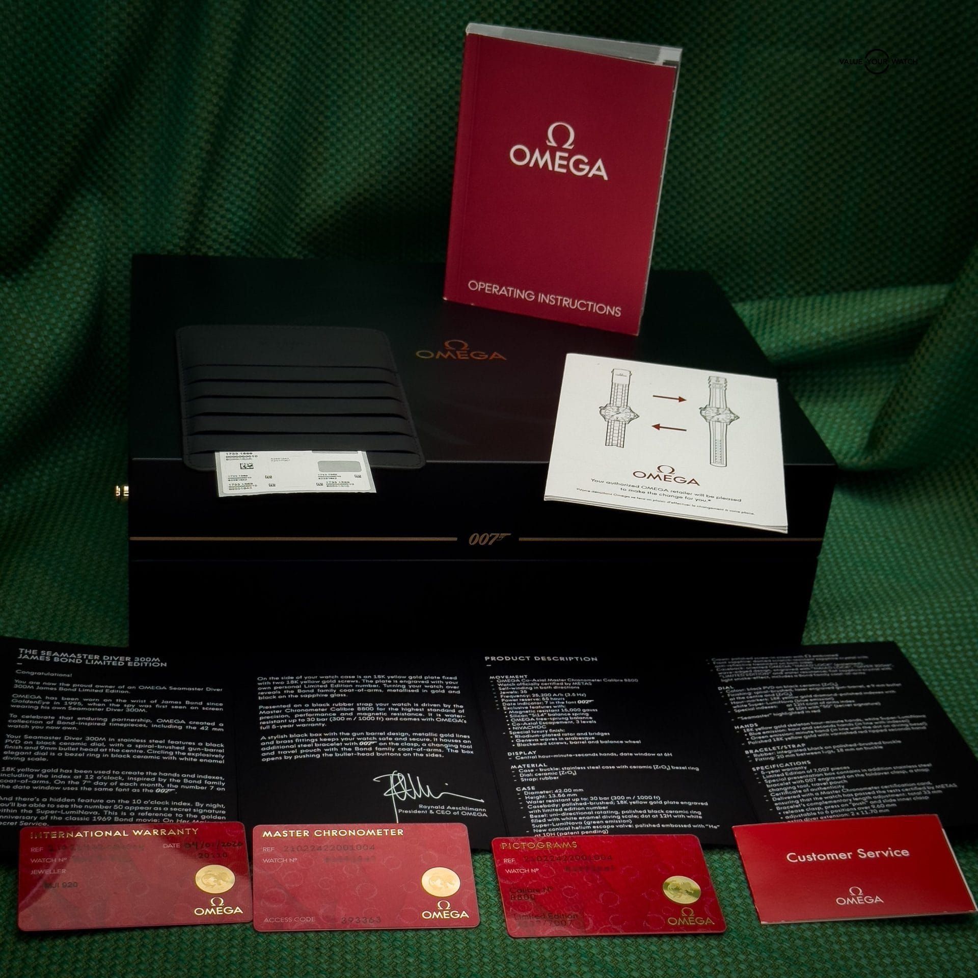 OMEGA Seamaster James Bond 50th Anniversary 007 Limited Edition Black Rifling Dial 42mm - Image 20