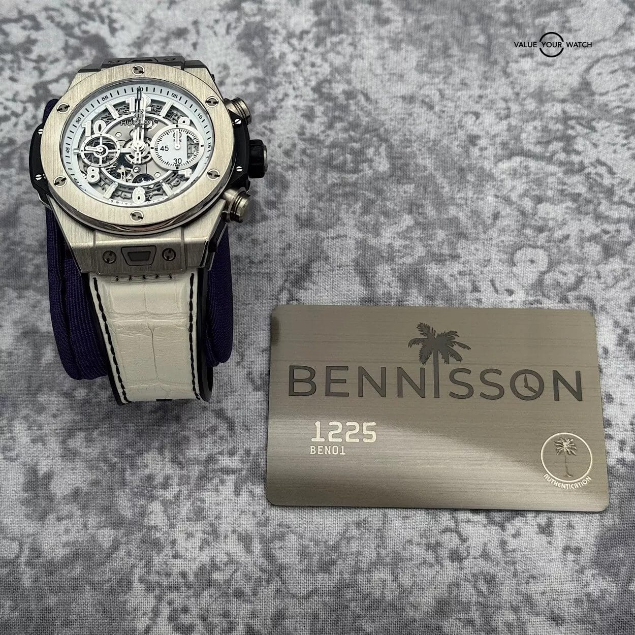 Hublot Big Bang Unico Titanium White Skeleton 45mm - 411.NE.2010.LR.JSM15 - Image 2
