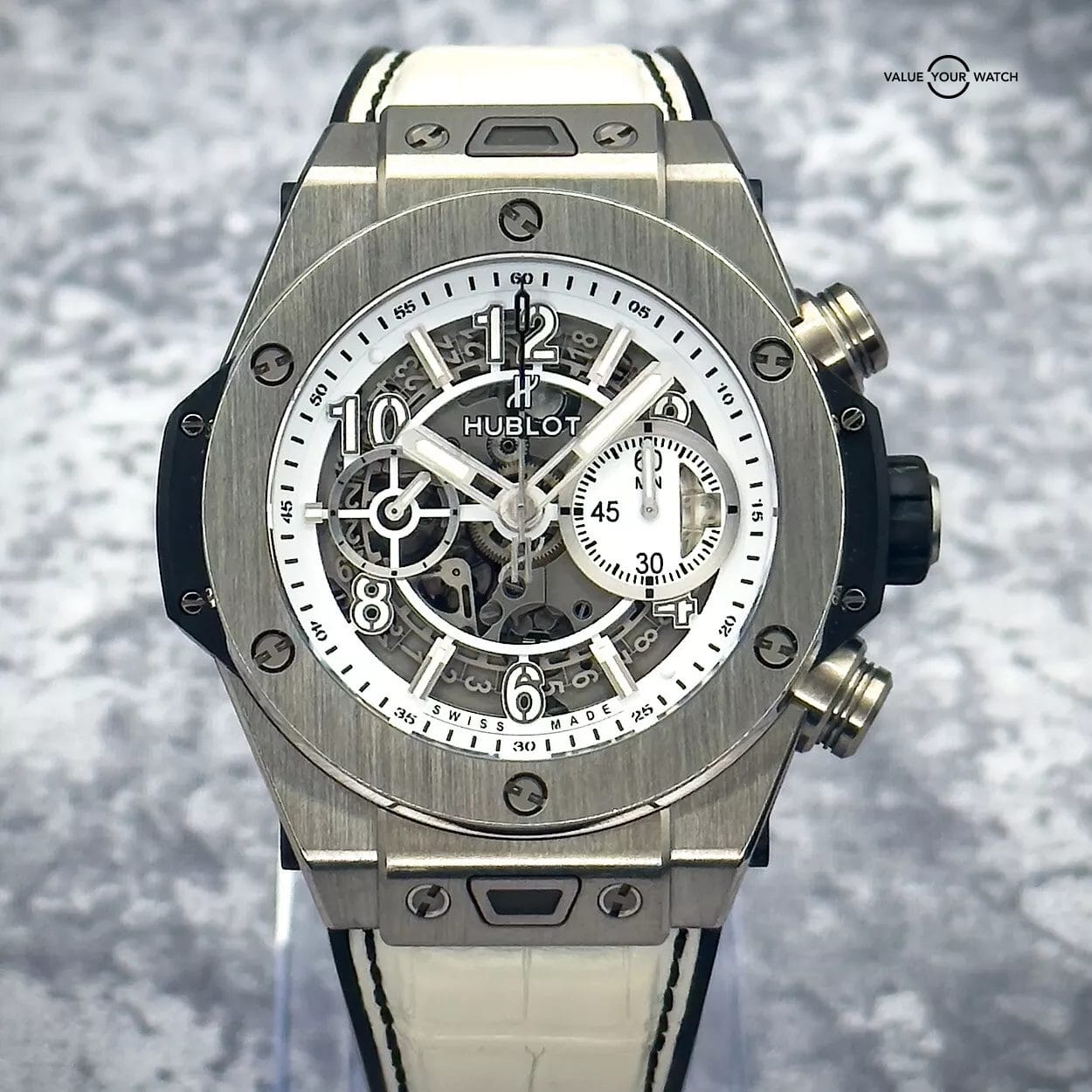 Hublot Big Bang Unico Titanium White Skeleton 45mm - 411.NE.2010.LR.JSM15