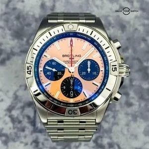 Breitling Chronomat B01 42MM Bronze Dial Steel Bracelet (AB0134101K1A1)