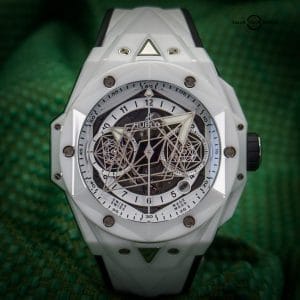 Hublot Big Bang Sang Bleu II Unico White Ceramic 45mm Chronograph Limited of 200