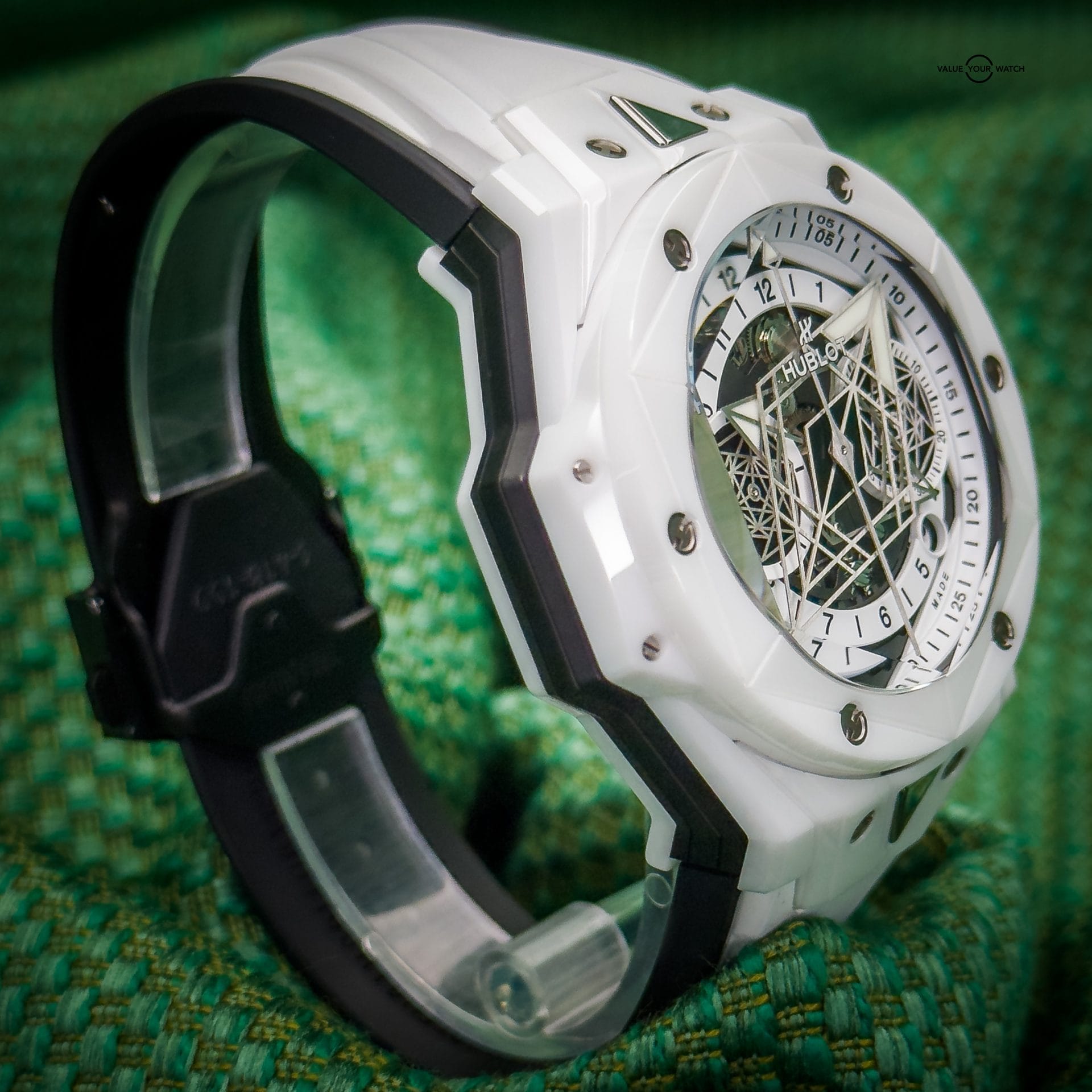 Hublot Big Bang Sang Bleu II Unico White Ceramic 45mm Chronograph Limited of 200 - Image 5