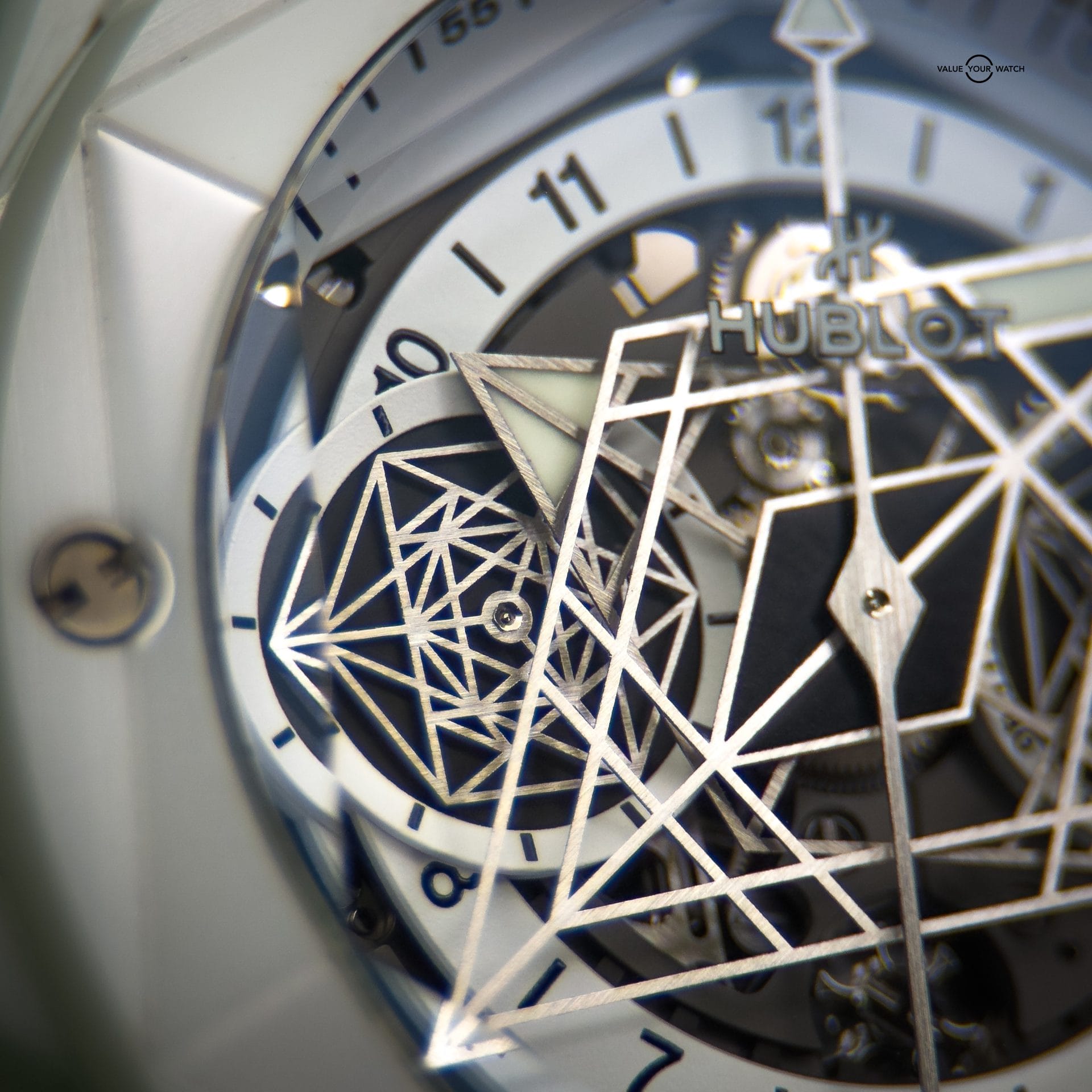 Hublot Big Bang Sang Bleu II Unico White Ceramic 45mm Chronograph Limited of 200 - Image 12