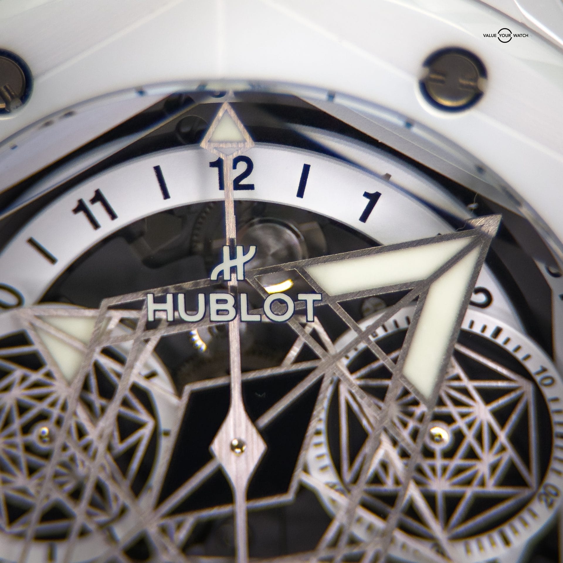 Hublot Big Bang Sang Bleu II Unico White Ceramic 45mm Chronograph Limited of 200 - Image 13