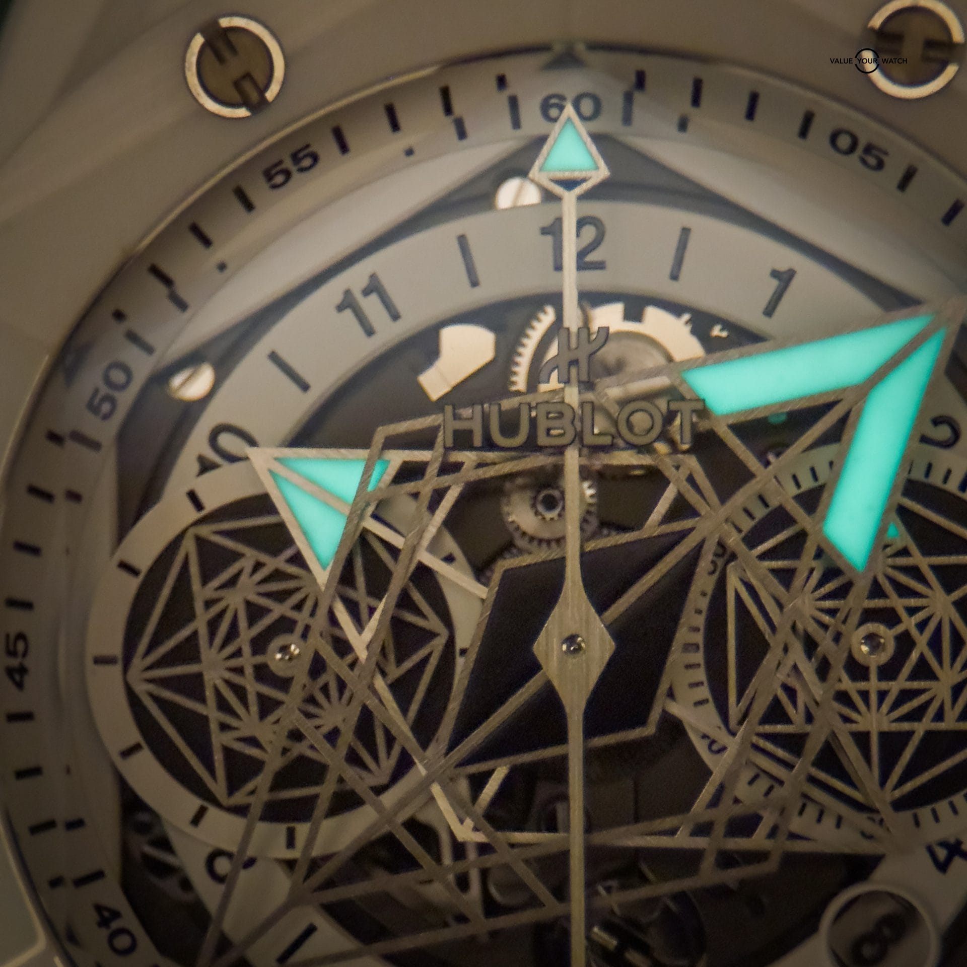 Hublot Big Bang Sang Bleu II Unico White Ceramic 45mm Chronograph Limited of 200 - Image 15