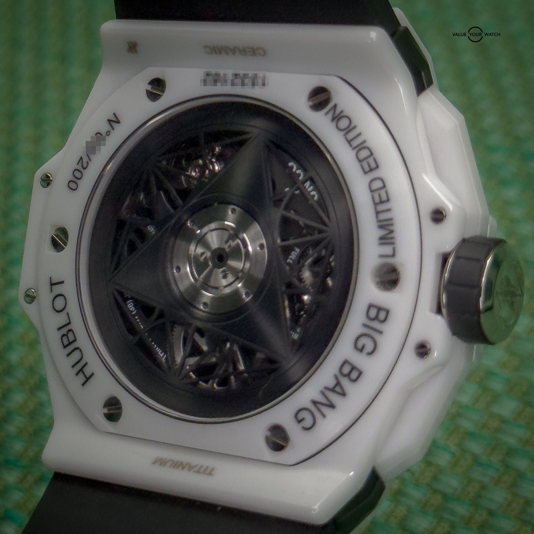 Hublot Big Bang Sang Bleu II Unico White Ceramic 45mm Chronograph Limited of 200 - Image 30