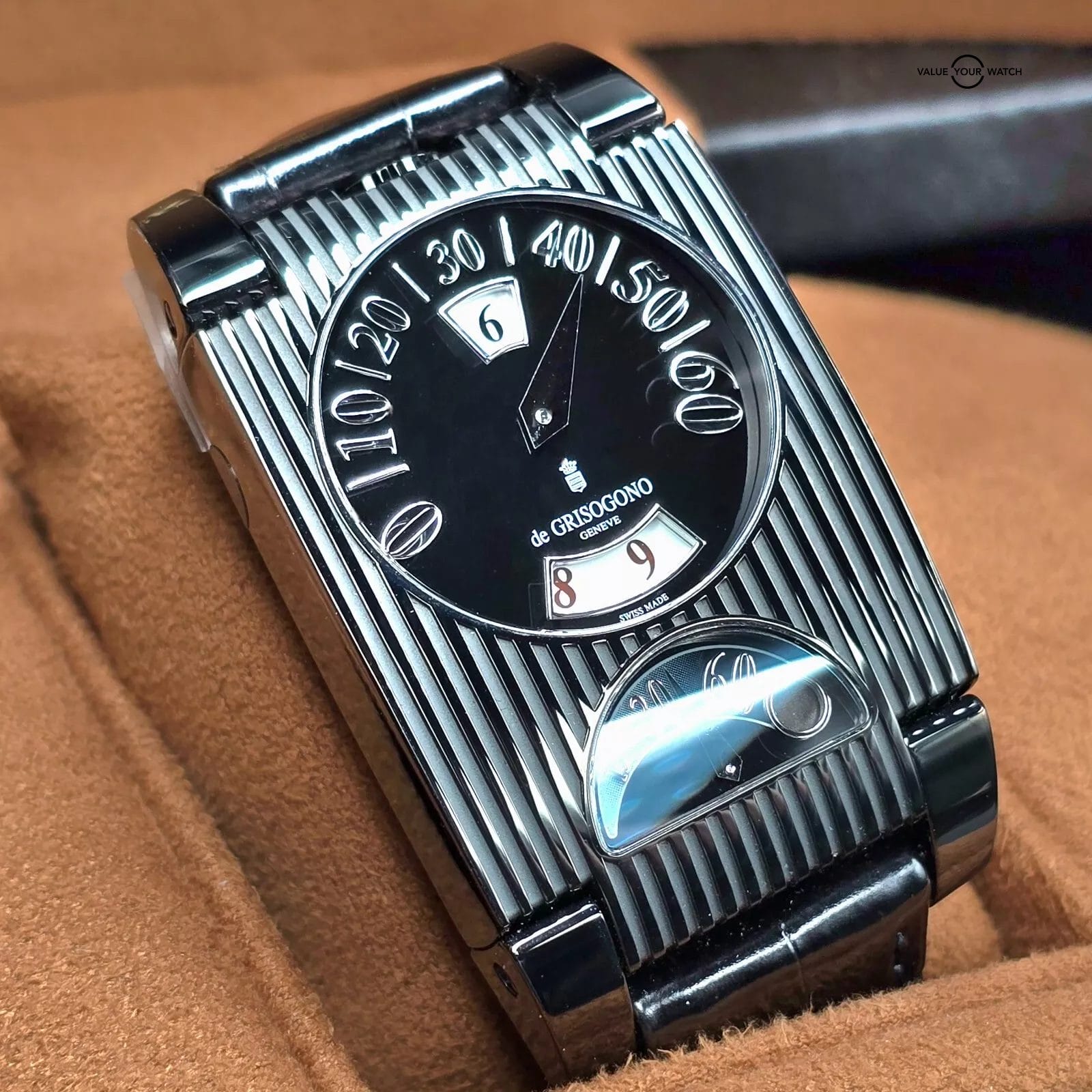 De Grisogono FG One Retrograde Black Edition, Brand New with Stickers!