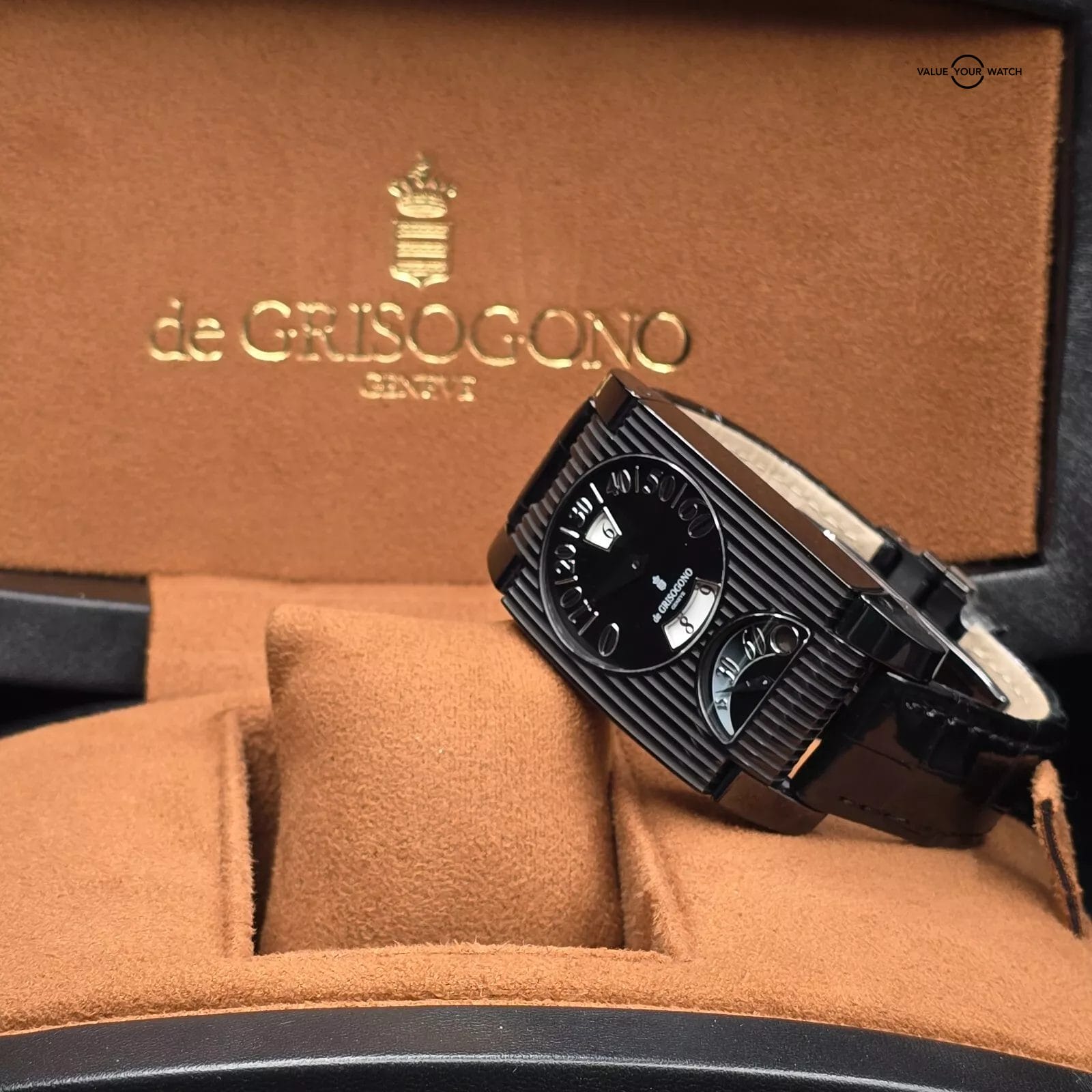 De Grisogono FG One Retrograde Black Edition, Brand New with Stickers! - Image 3