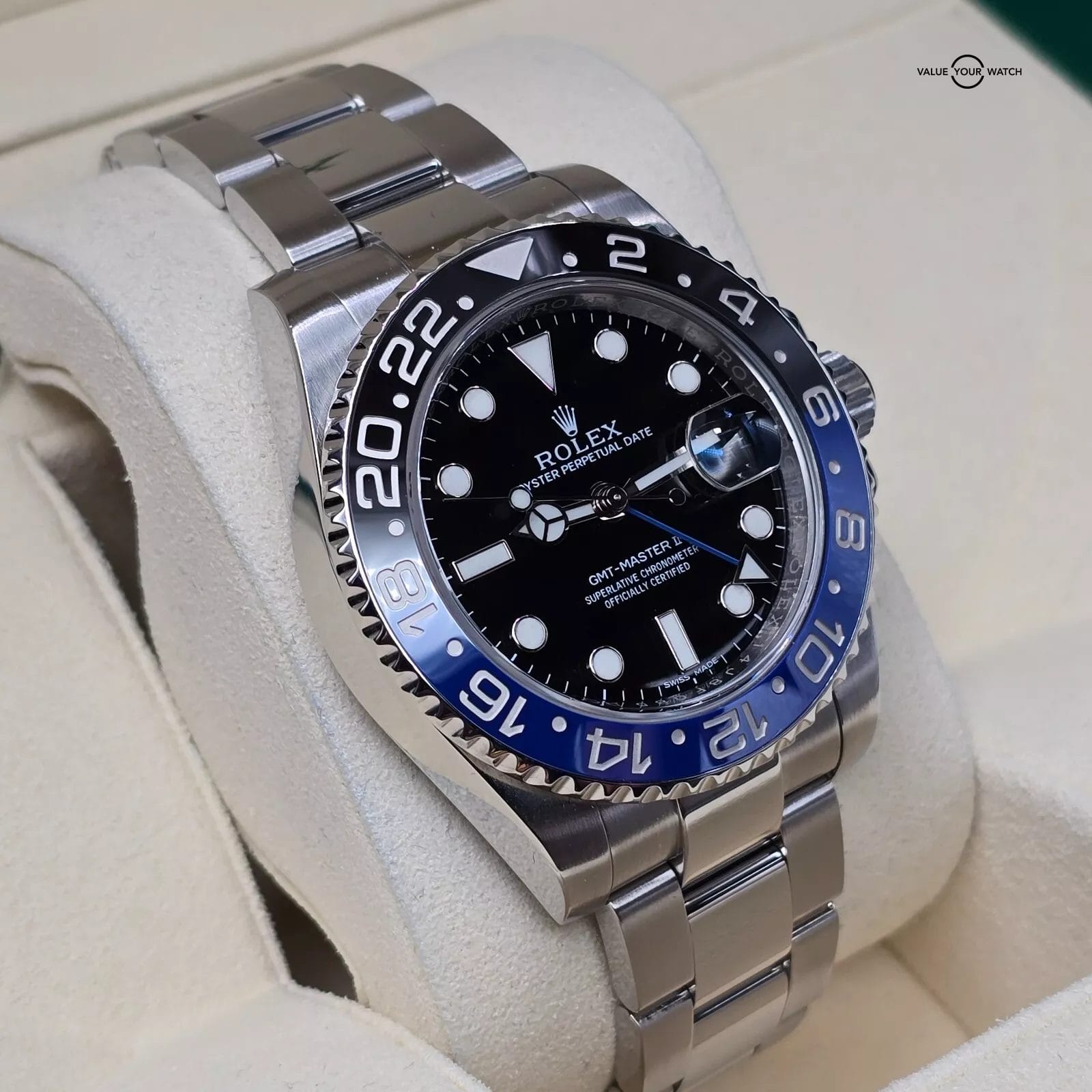 Rolex GMT-Master II, Batman black/blue ceramic bezel, ref 116710BLNR with box an - Image 2