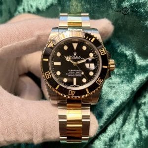 Rolex Submariner Date Two Tone Steel & Gold Black Dial 40mm Year 2015 Full Set