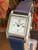 Vintage Tiffany and Co Watch Rare Square White Roman Dial Quartz Estate Sale