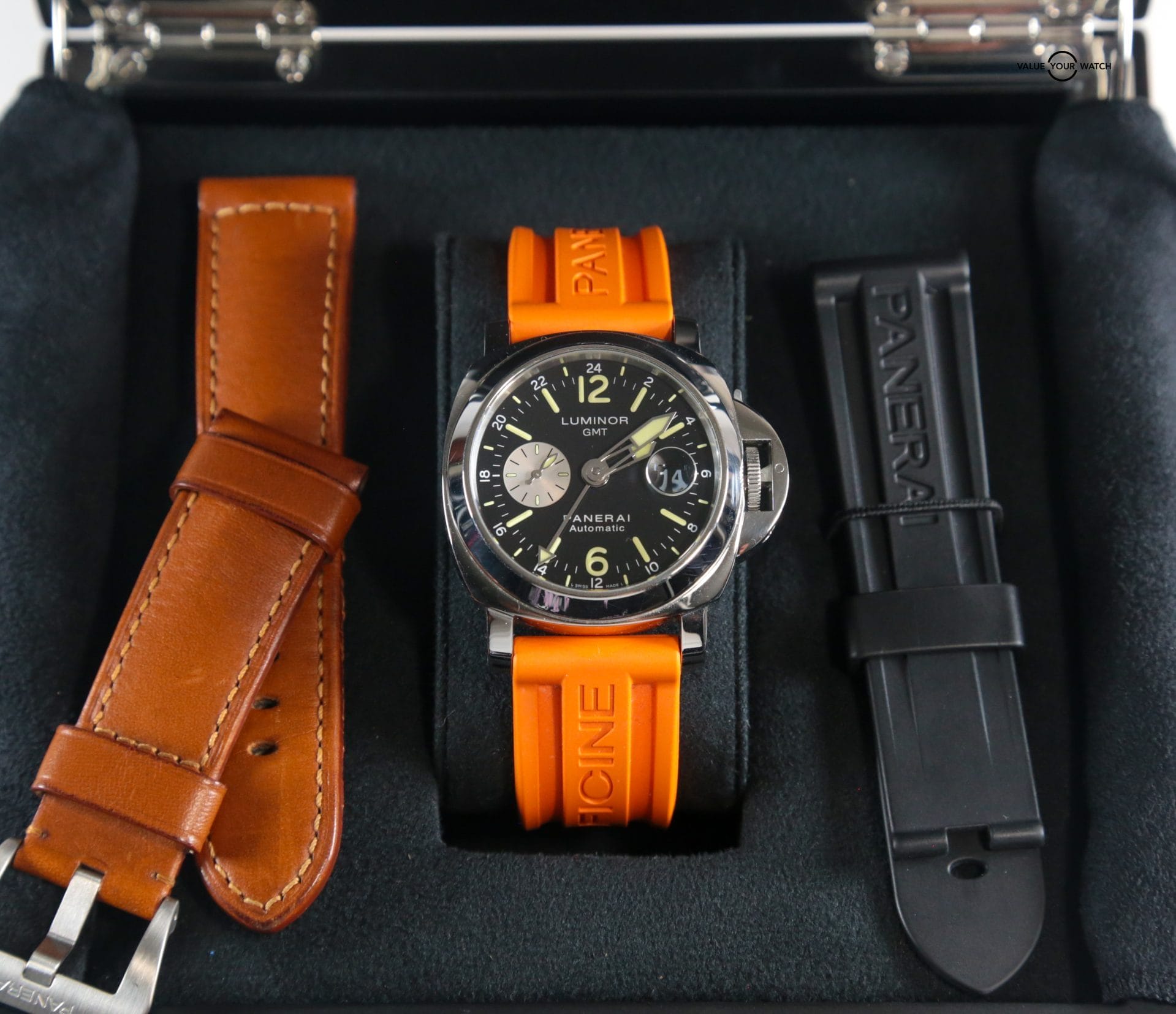 Panerai Luminor GMT Pam00088 Pam88 44mm Black Dial Complete Set WARRANTY - Image 12