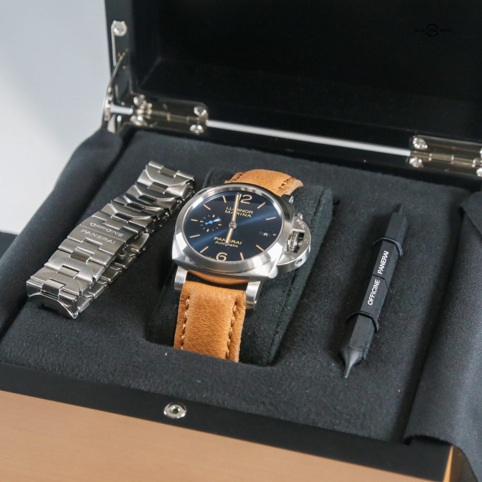 Panerai Luminor Marina Pam01028 Pam1028 42mm Black Dial Full Set WARRANTY - Image 14