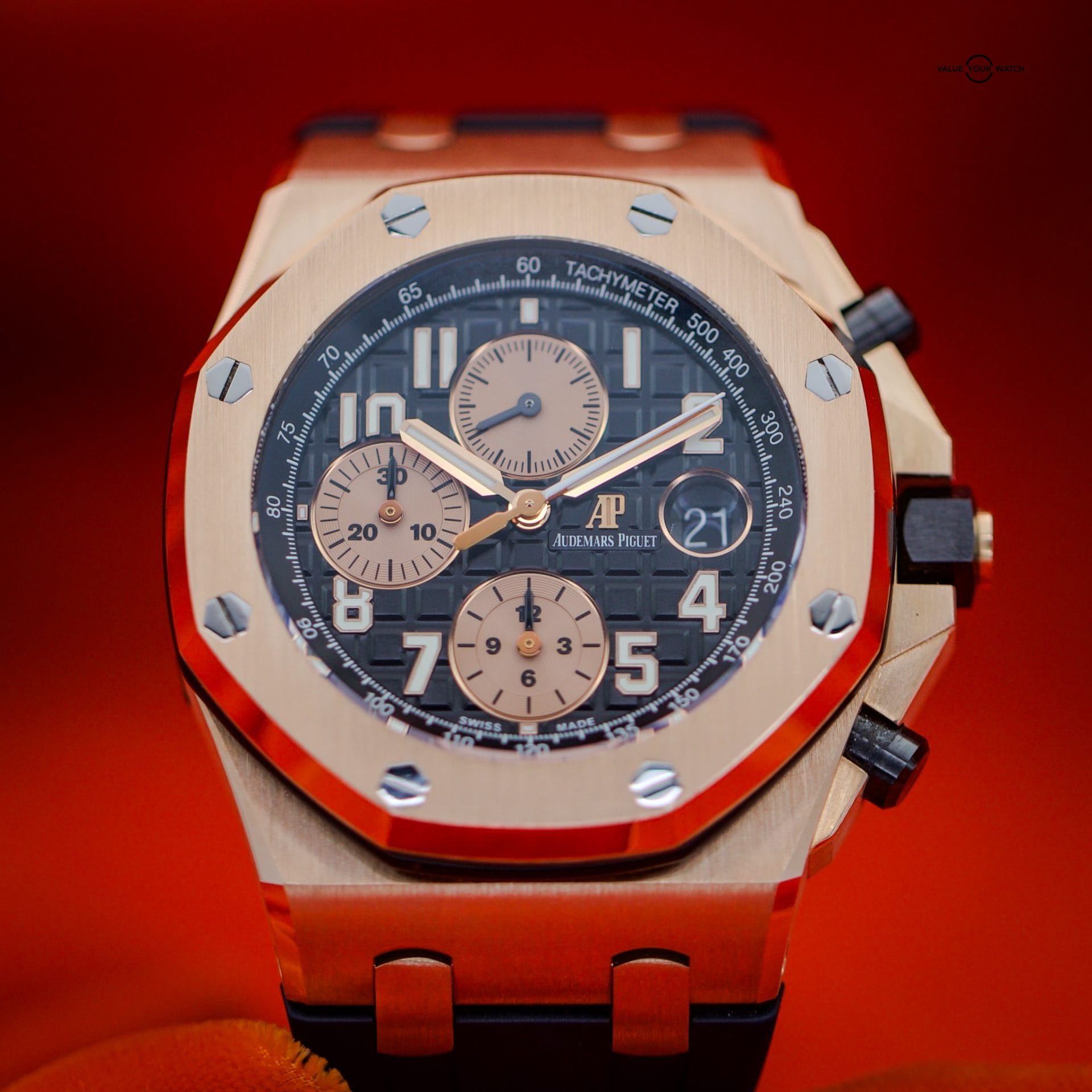 Audemars Piguet Royal Oak Offshore Chronograph "Half Brick" 26470OR Black Dial - Image 2