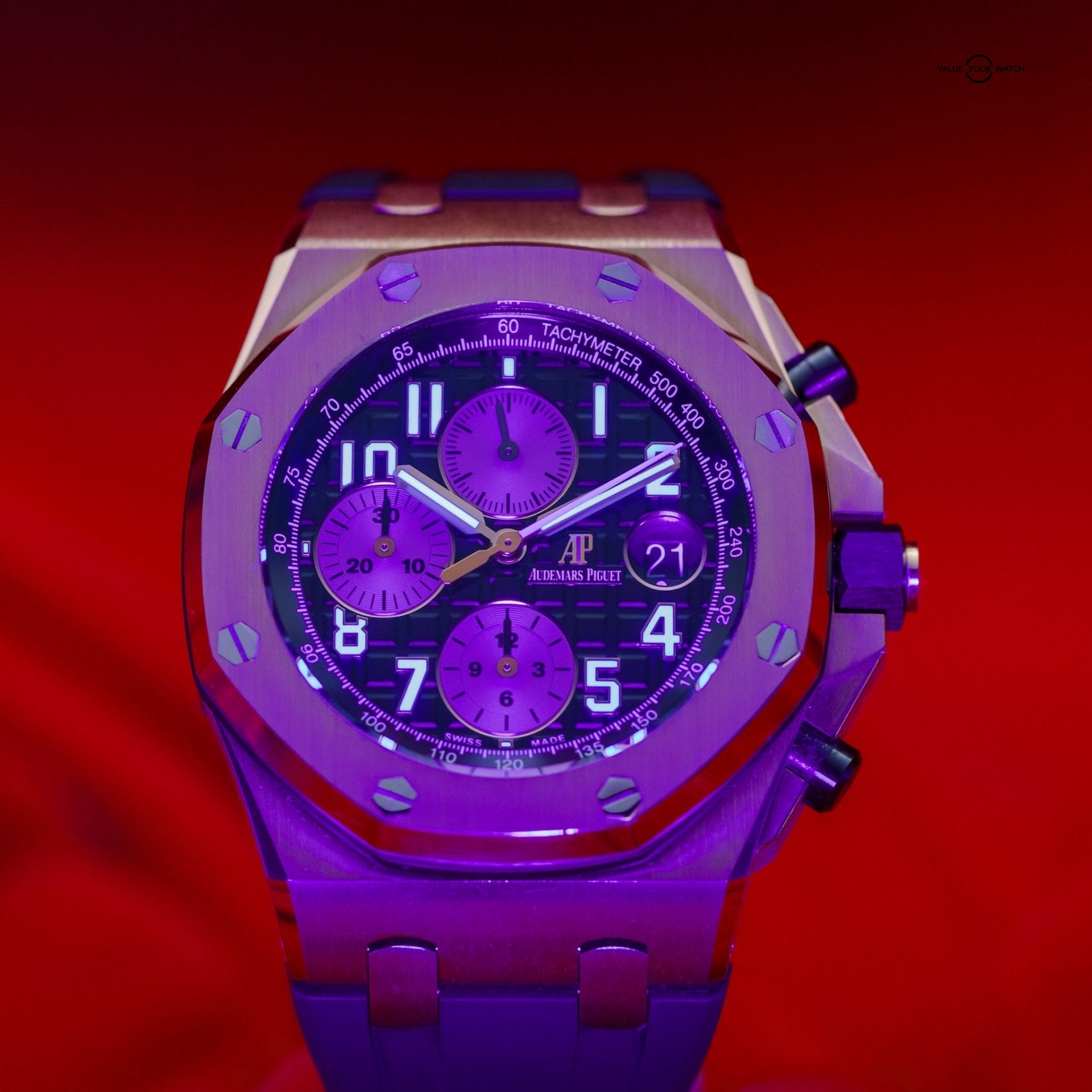 Audemars Piguet Royal Oak Offshore Chronograph "Half Brick" 26470OR Black Dial - Image 4