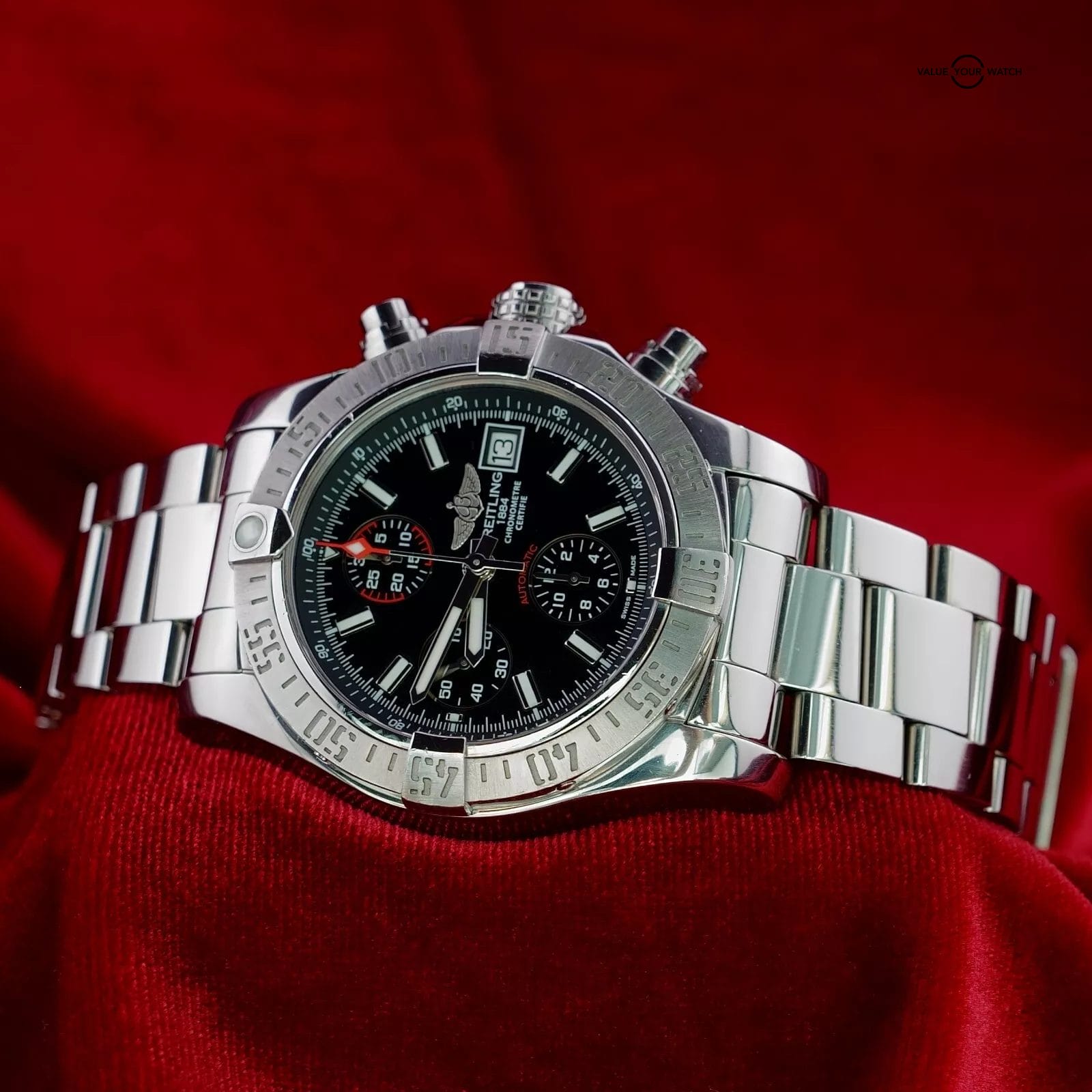 Breitling Avenger II - 43mm Men’s Watch A133811 Chronograph - Card, Box & Book