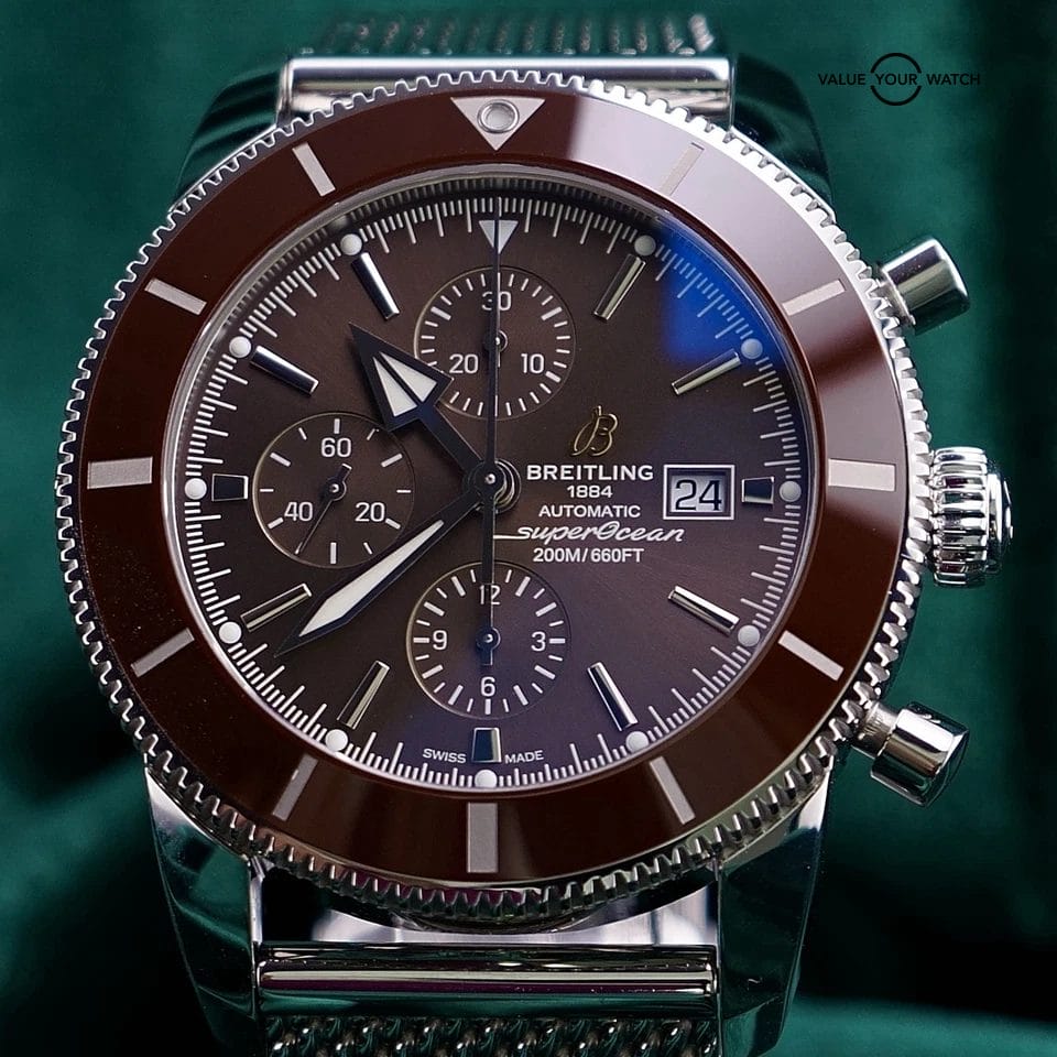 Breitling Superocean Heritage II Chronograph 46 mm A13312 Includes Box & Manuals