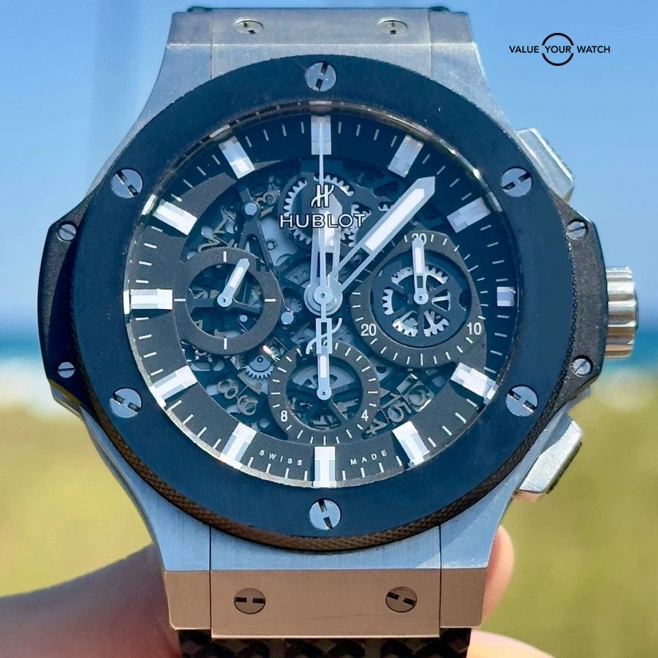 Hublot Big Bang Aero Bang 44MM 311.SM.1170.RX Skeleton Dial Rubber Strap - Image 3