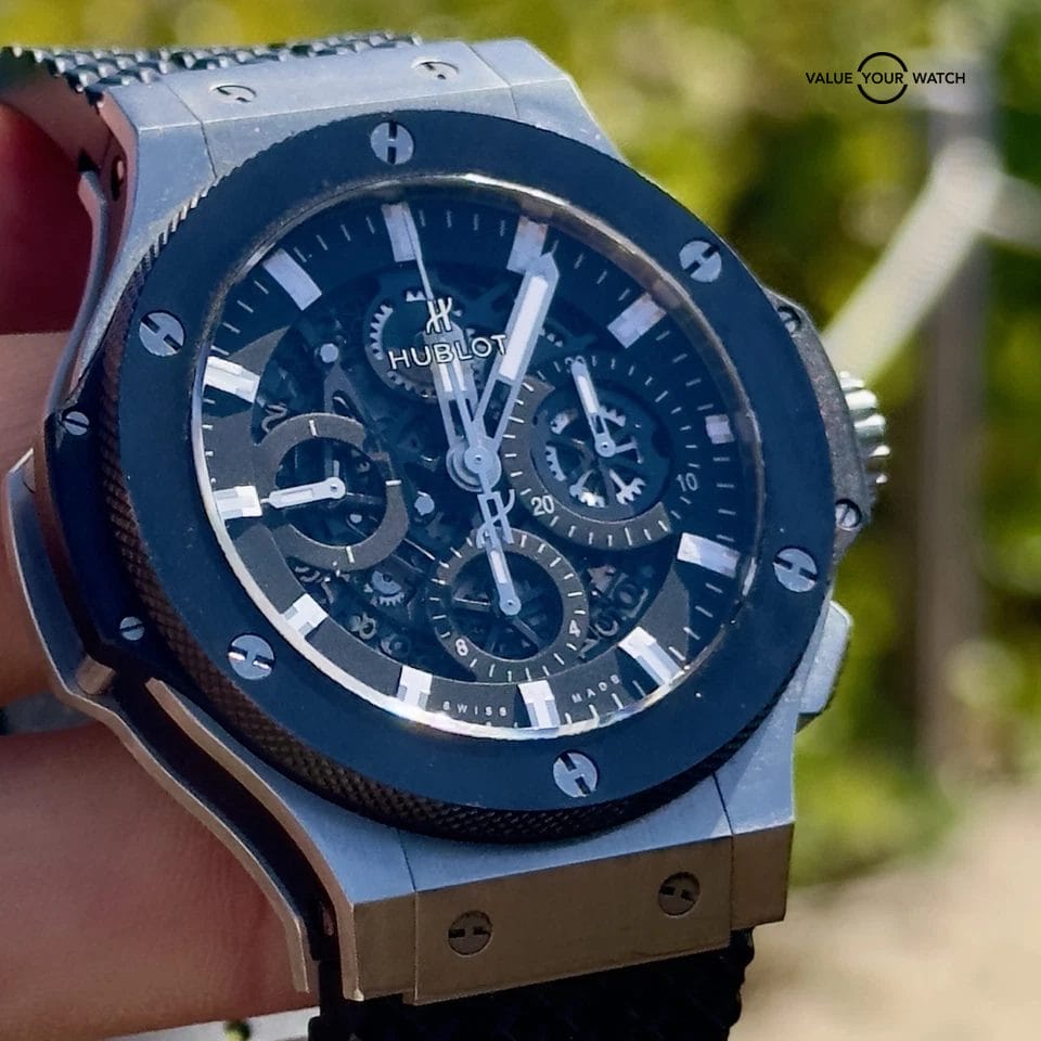 Hublot Big Bang Aero Bang 44MM 311.SM.1170.RX Skeleton Dial Rubber Strap - Image 7
