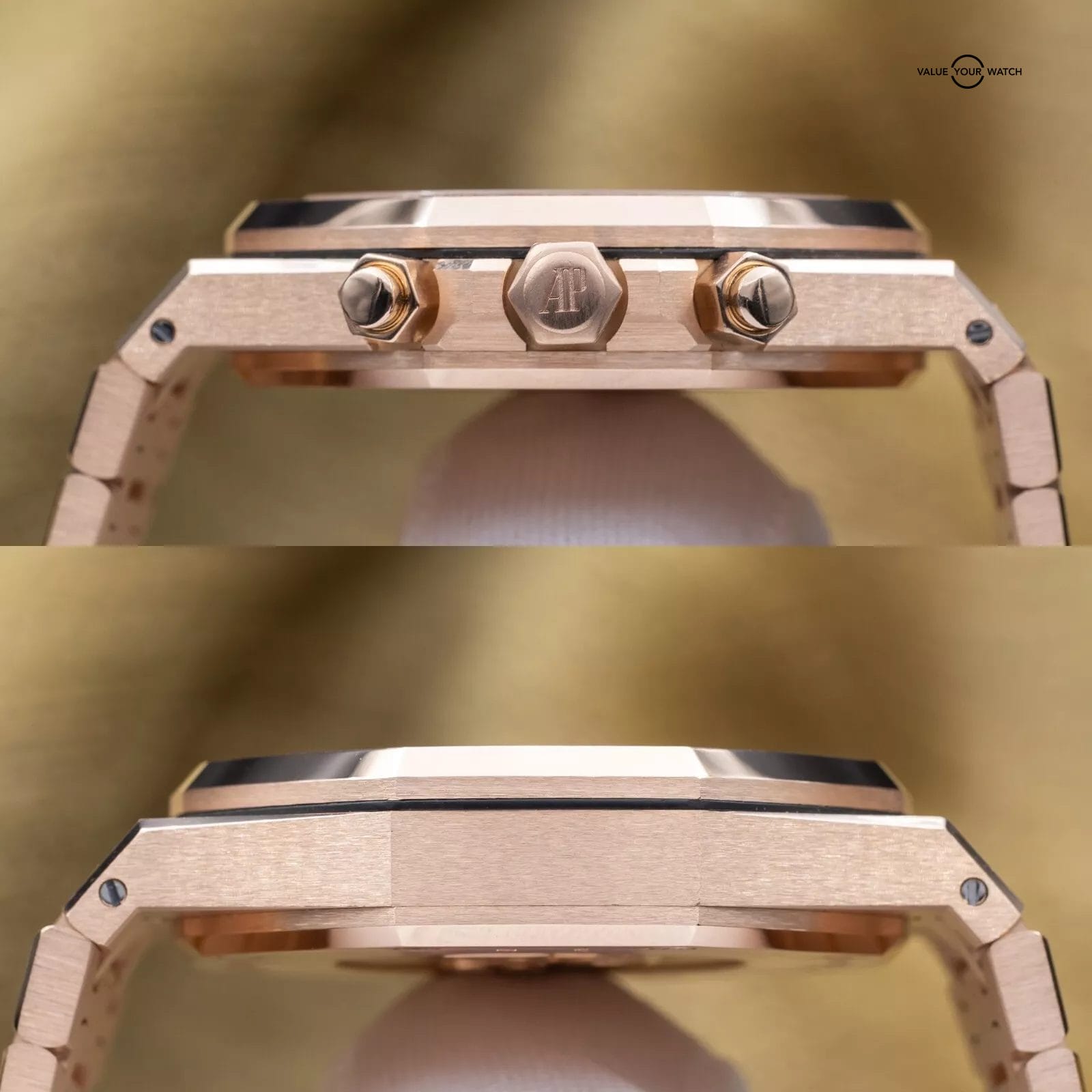 Audemars Piguet Royal Oak Chrono 41mm Rose Gold 26320OR Black Dial 2016 Full Set - Image 9