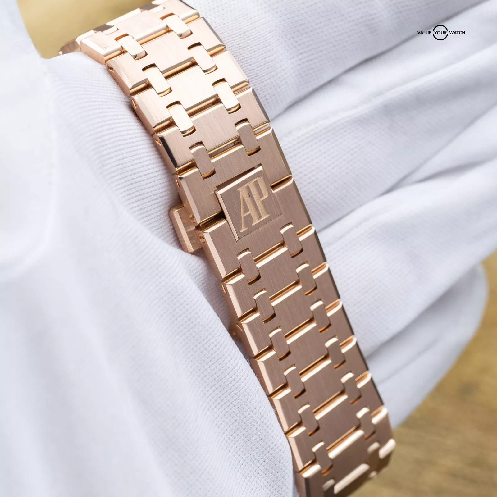 Audemars Piguet Royal Oak Chrono 41mm Rose Gold 26320OR Black Dial 2016 Full Set - Image 12