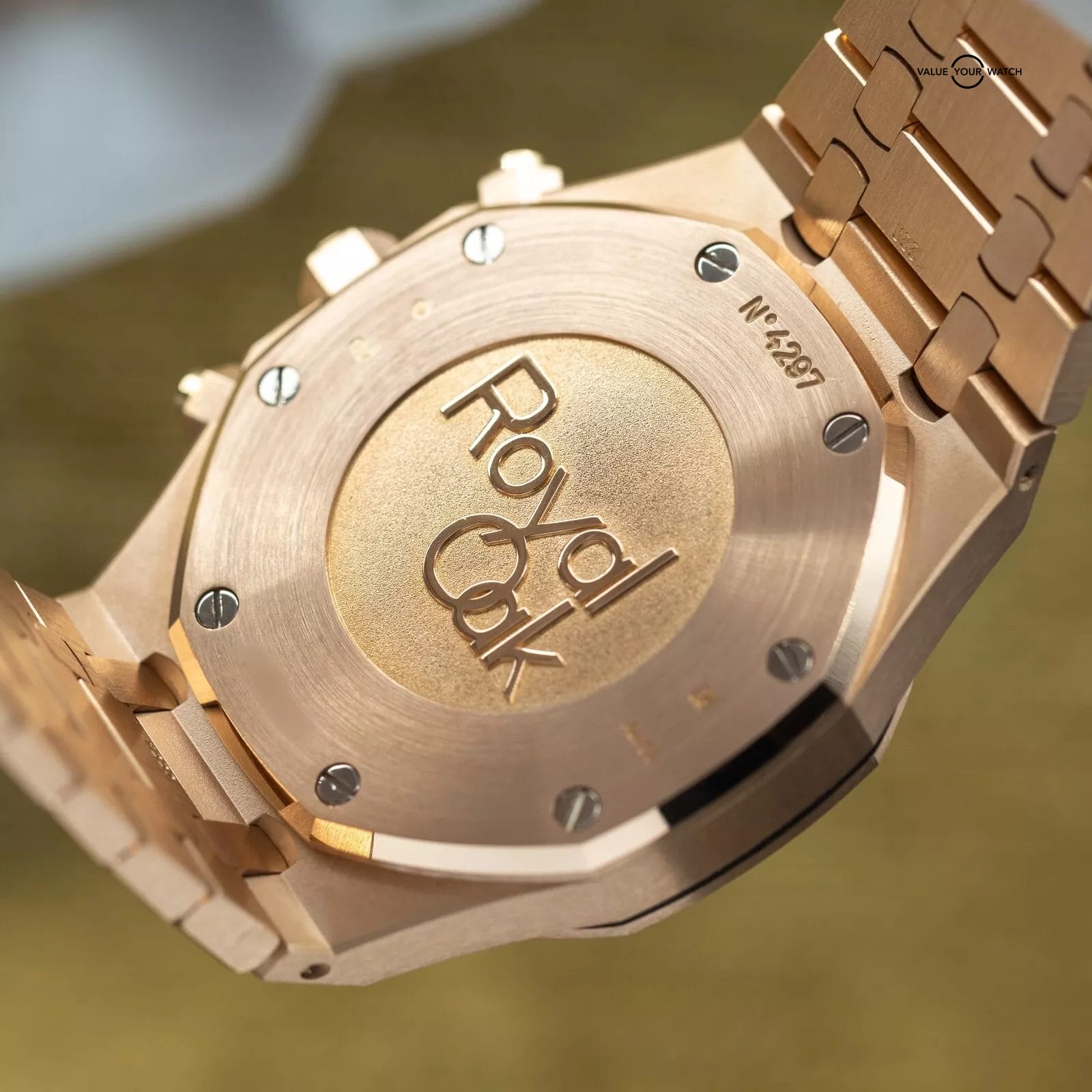 Audemars Piguet Royal Oak Chrono 41mm Rose Gold 26320OR Black Dial 2016 Full Set - Image 13