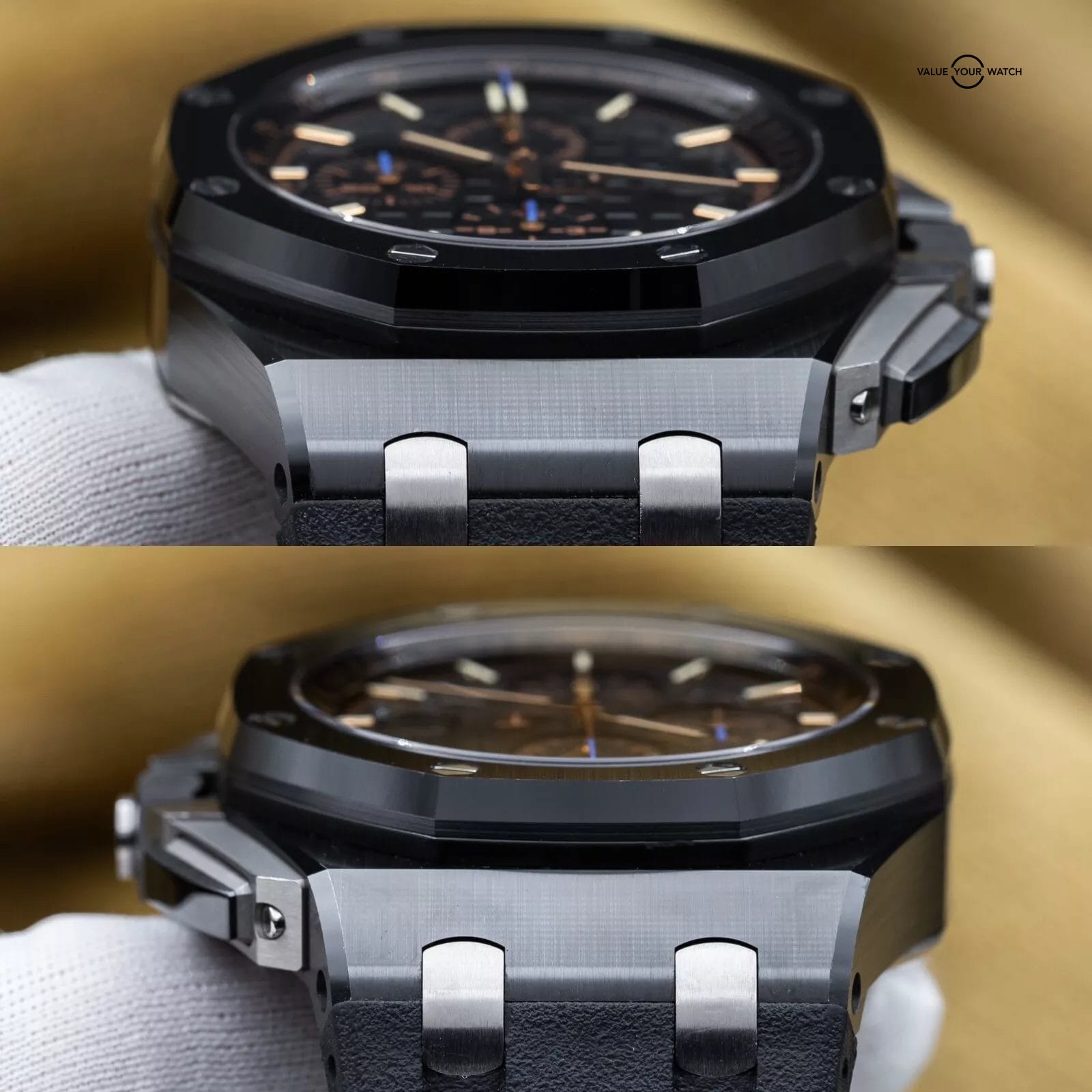 Audemars Piguet Royal Oak Offshore Chronograph 44mm Ceramic - 26405ce - Full Set - Image 7