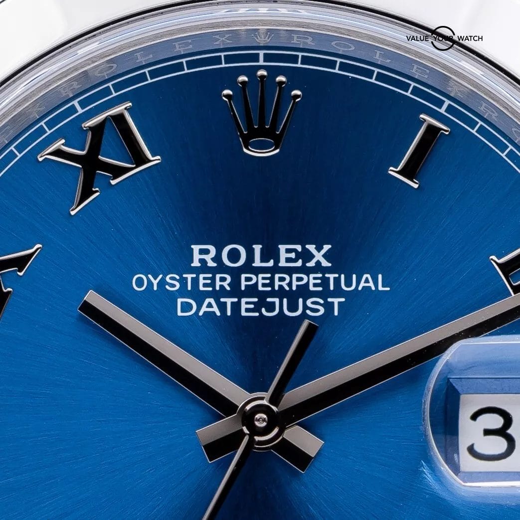 2025 Rolex Datejust 41mm DJ41 Azzurro Blue Romans Jubilee - 126300 Full Set - Image 10