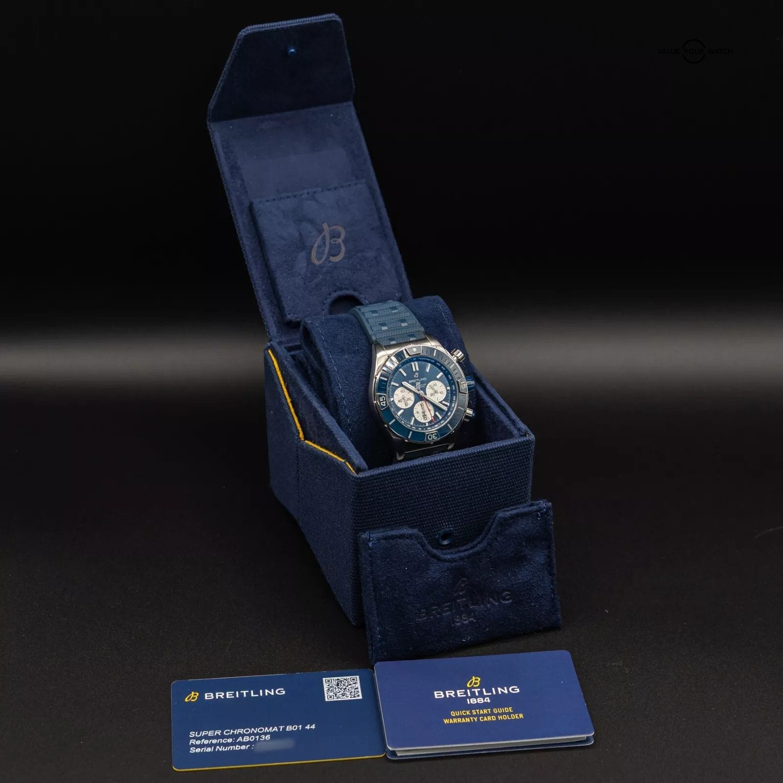 Breitling Super Chronomat B01 44 Blue Dial Chronograph 44mm AB0136 - Image 3