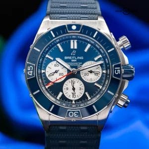 Breitling Super Chronomat B01 44 Blue Dial Chronograph 44mm AB0136