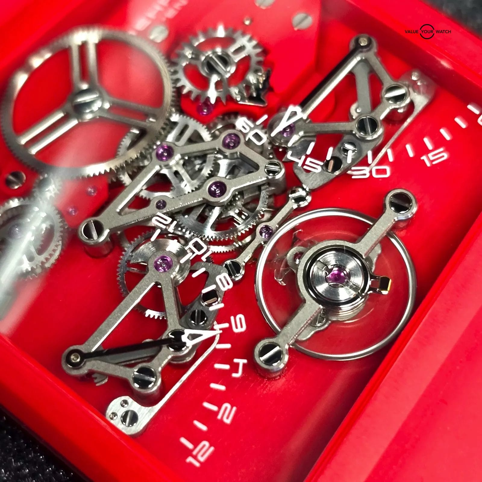 Behrens Inventor Ultra Light 11G Retrograde in Red, 33 piece limited run. Full s - Image 9