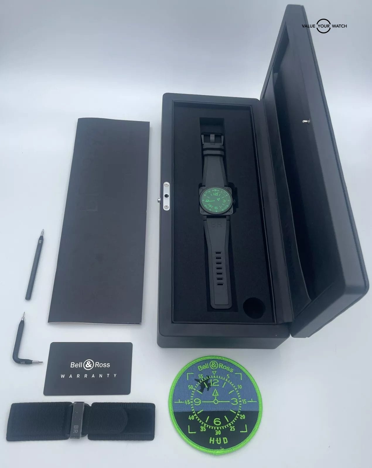 Bell & Ross BR03 03-92 HUD LIMITED EDITION AUTOMATIC BLACK DIAL BOXES/PAPERS - Image 3