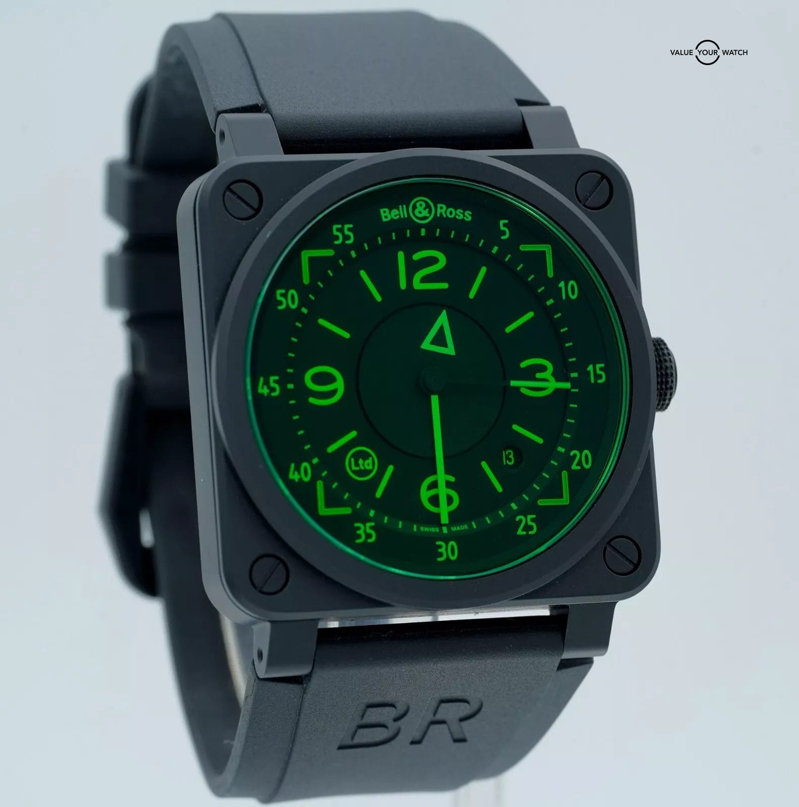 Bell & Ross BR03 03-92 HUD LIMITED EDITION AUTOMATIC BLACK DIAL BOXES/PAPERS - Image 4