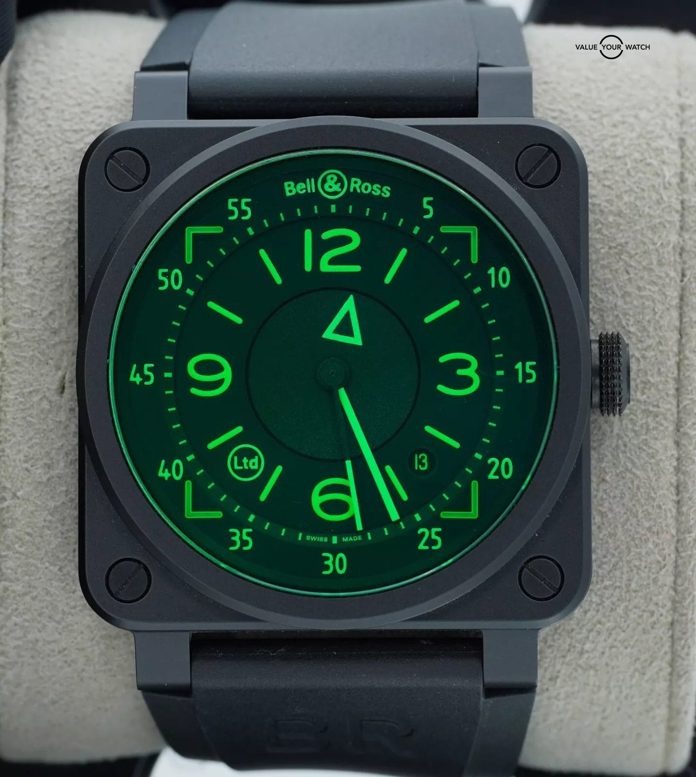 Bell & Ross BR03 03-92 HUD LIMITED EDITION AUTOMATIC BLACK DIAL BOXES/PAPERS