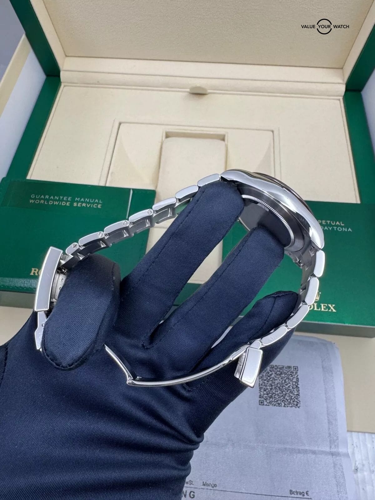 2020 MINT Platinum Ceramic Bezel Daytona XL Box Manuals 116506 Copy of Invoice - Image 4