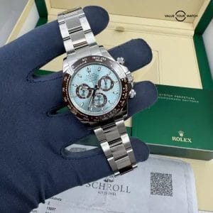 2020 MINT Platinum Ceramic Bezel Daytona XL Box Manuals 116506 Copy of Invoice