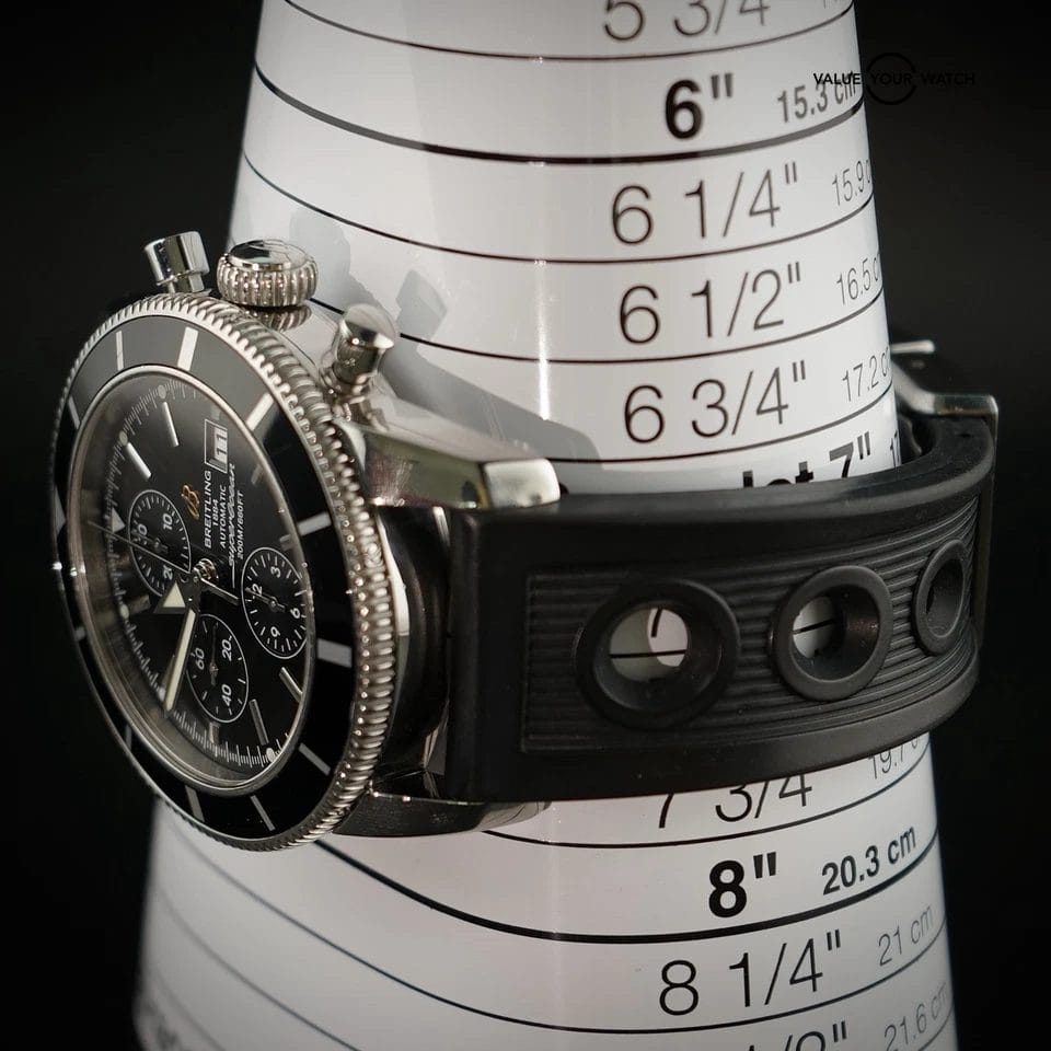 BREITLING Superocean Heritage 46MM A13320 - Extra Strap & Buckle, Chronograph - Image 7