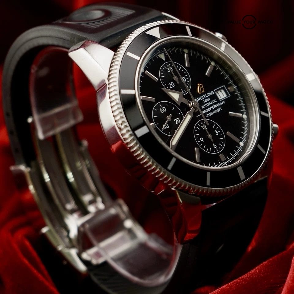 BREITLING Superocean Heritage 46MM A13320 - Extra Strap & Buckle, Chronograph - Image 10