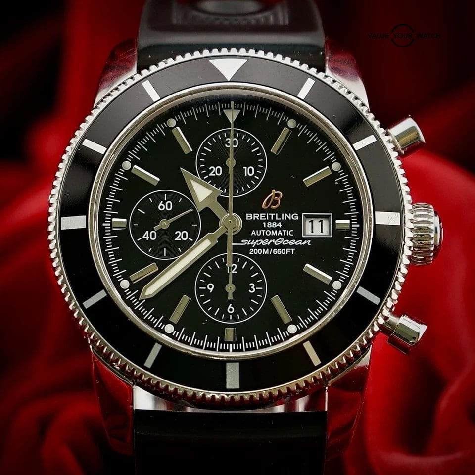BREITLING Superocean Heritage 46MM A13320 - Extra Strap & Buckle, Chronograph - Image 13