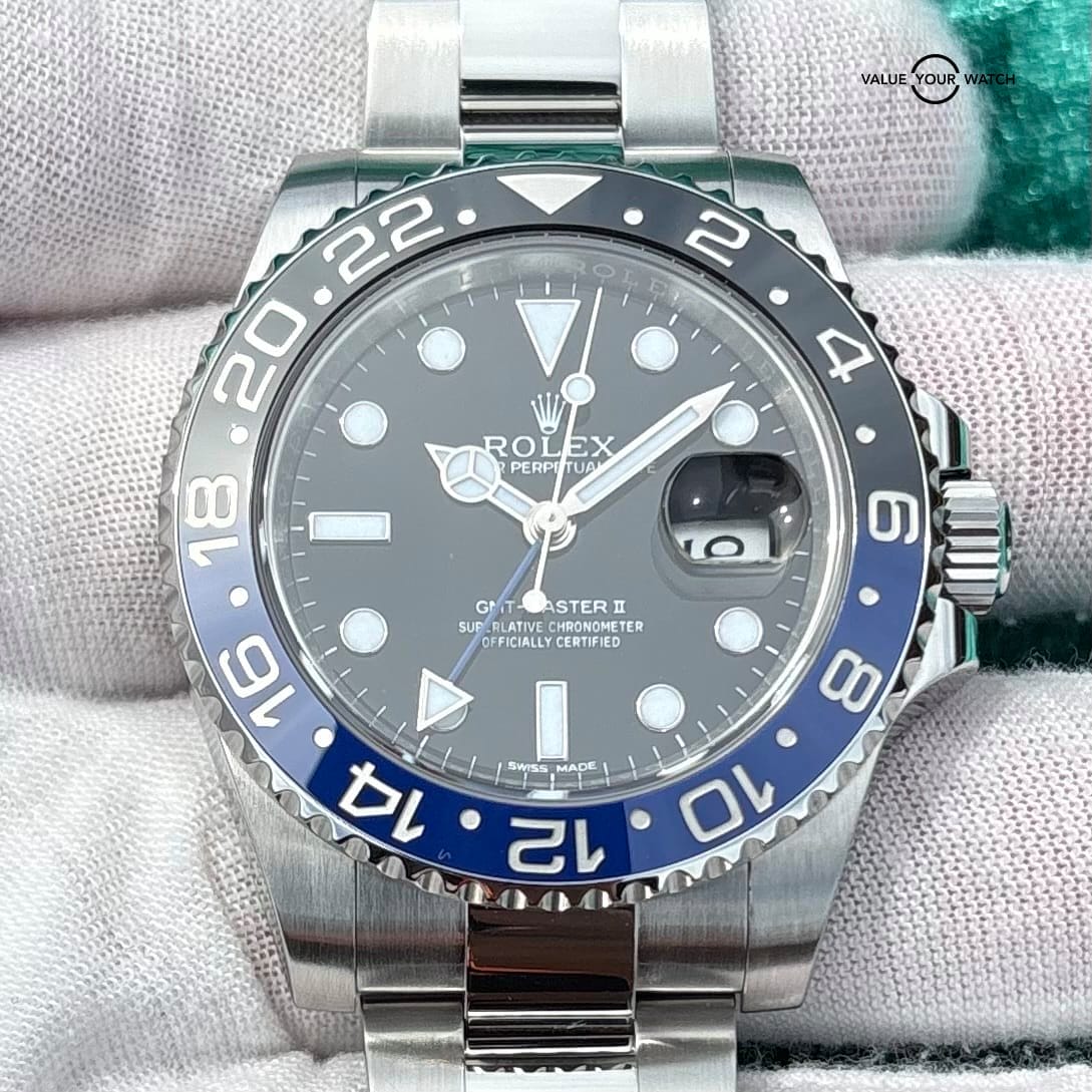 Rolex Batman GMT-Master II 116710BLNR Circa 2013-14 Watch Only