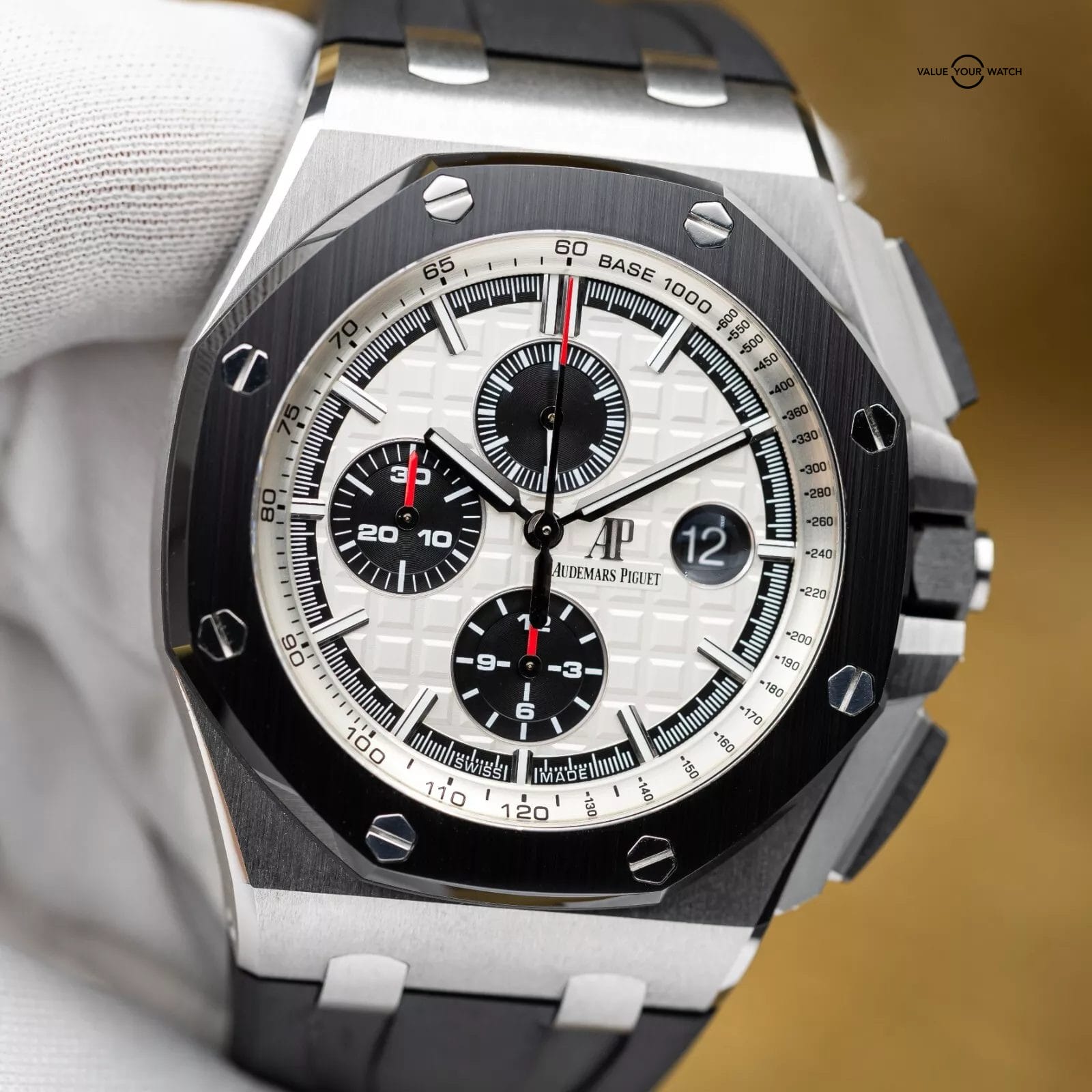Audemars Piguet Royal Oak Offshore Chronograph 44mm Panda AP 26400so - Full Set - Image 3